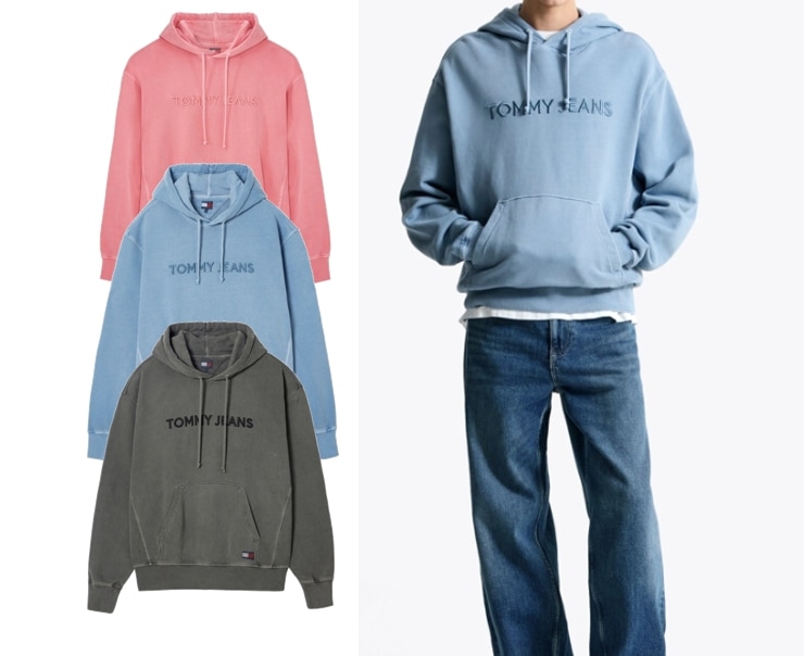 Relax Fit Label Hoodie (T32F0TTO30TMT1 )