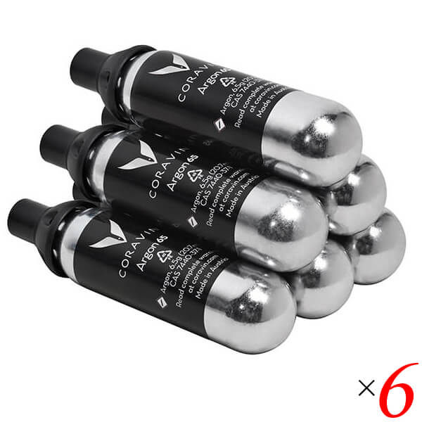 CORAVIN コラヴァン アルゴンカプセル 6個セット