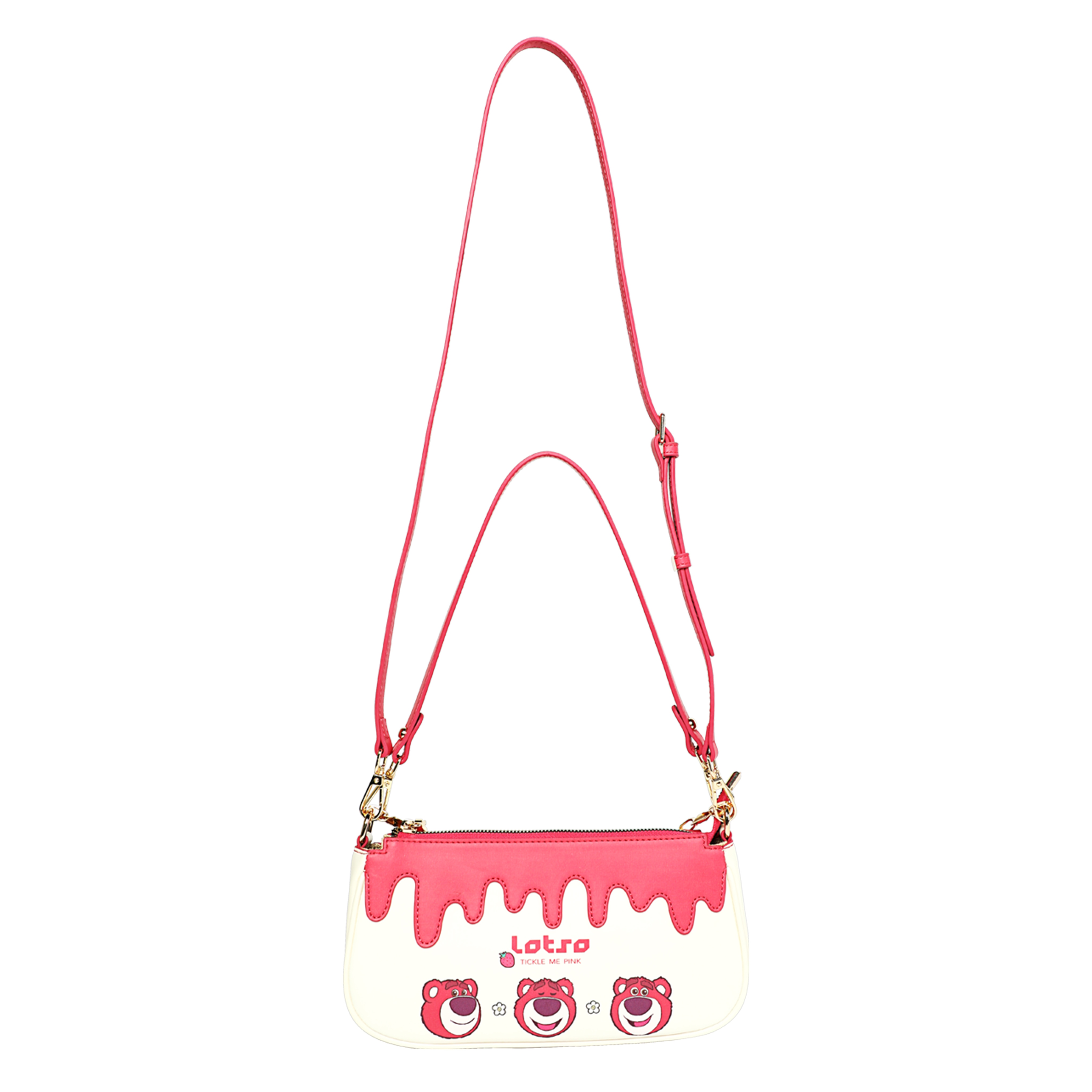 正規ライセンスロッツォ・ハグベア ショルダーバッグスマホ・小物収納にぴったり！大人可愛いキャラクターバッグ