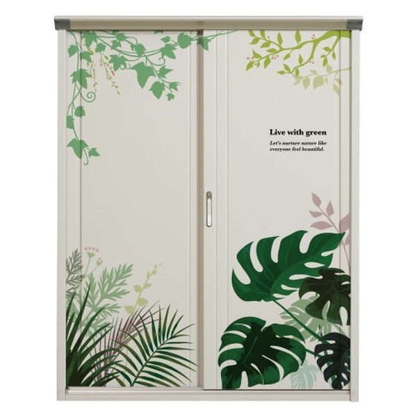 P-155AF C5 ボタニカルライフ PEINTE(ペインタ) 小型物置 (全面棚タイプ) メーカー直送 48,288円