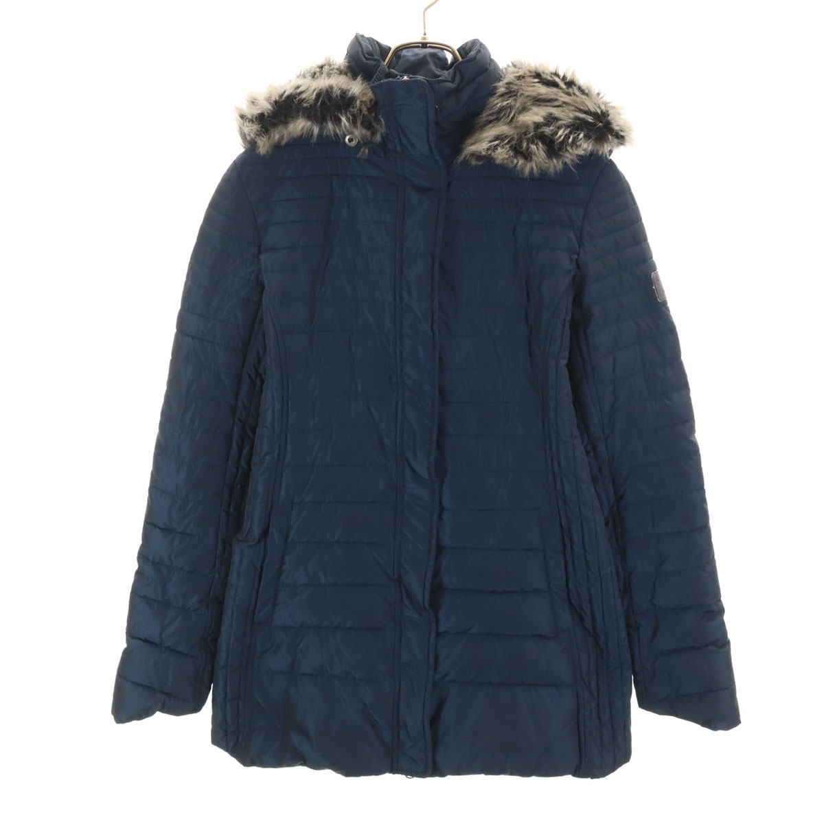 ARMANI JEANS アルマーニジーンズ 中綿ジャケット 40 ネイビー レディース 古着