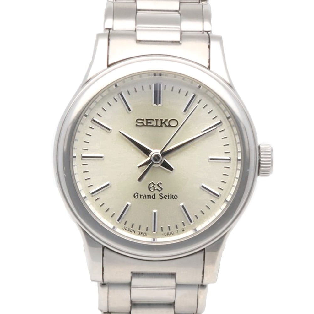 グランドセイコー 腕時計 ステンレススチール 3F81-0A10 クオーツ 磨き直し済 1年保証 Grand Seiko 中古