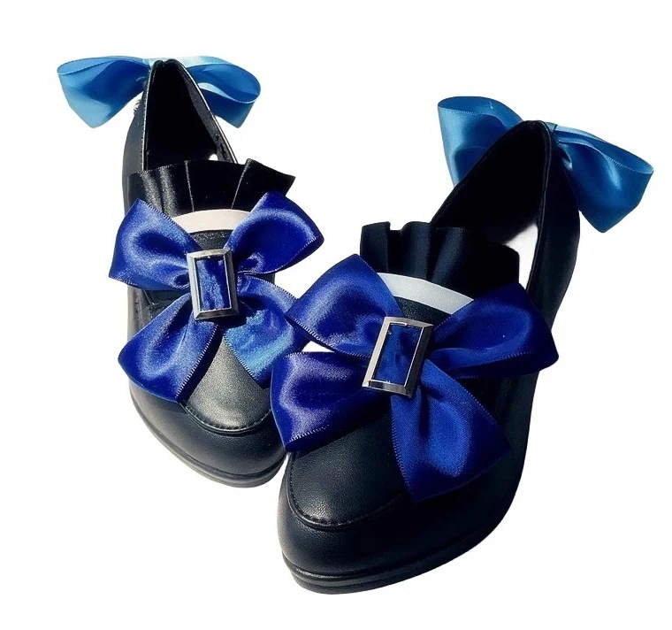 フリーナコスプレ靴フリーナげんしん原神靴ブーツ下駄シューズ長靴コスプレクリスマスハロウィン320000642