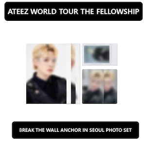 【ATEEZ】(8種 選択)- ATEEZ WORLD TOUR THE FELLOWSHIP : BREAK THE WALL ANCHOR IN SEOUL PHOTO SET