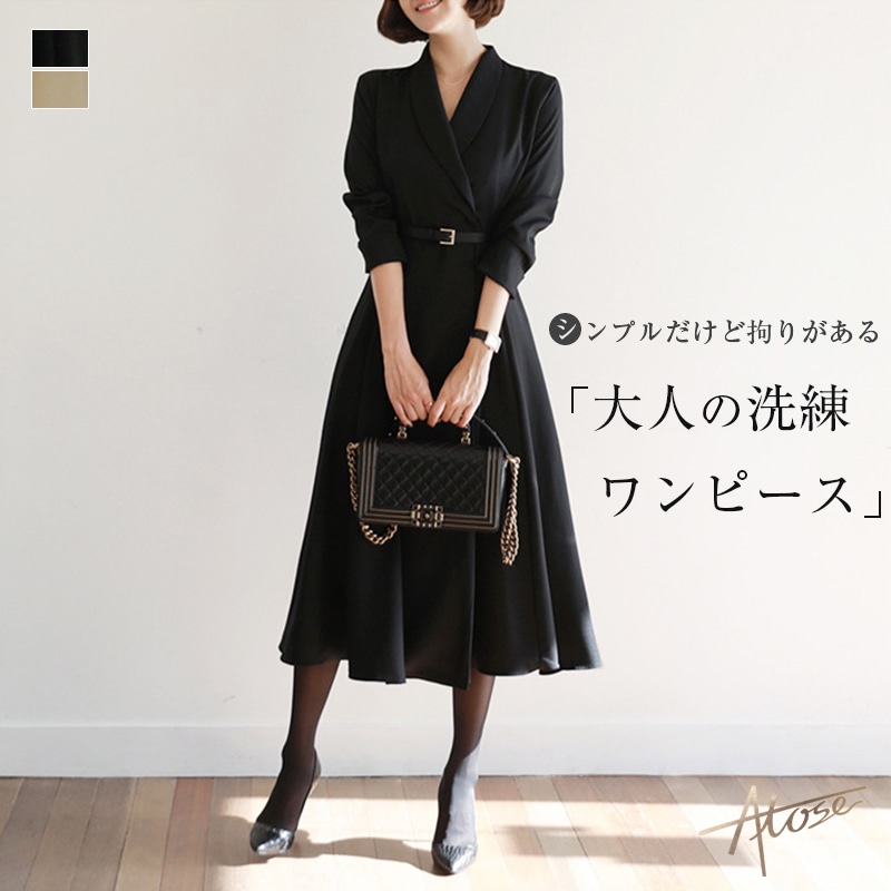 【短納期】ワンピース 秋 レディース 卒業式 母 入学式 ママ 卒園式 ママ 入園式 お宮参り 服装 きれいめ 長袖 セレモニー おしゃれ 洗える 20代 30代 40代 50代 七五三 同窓会