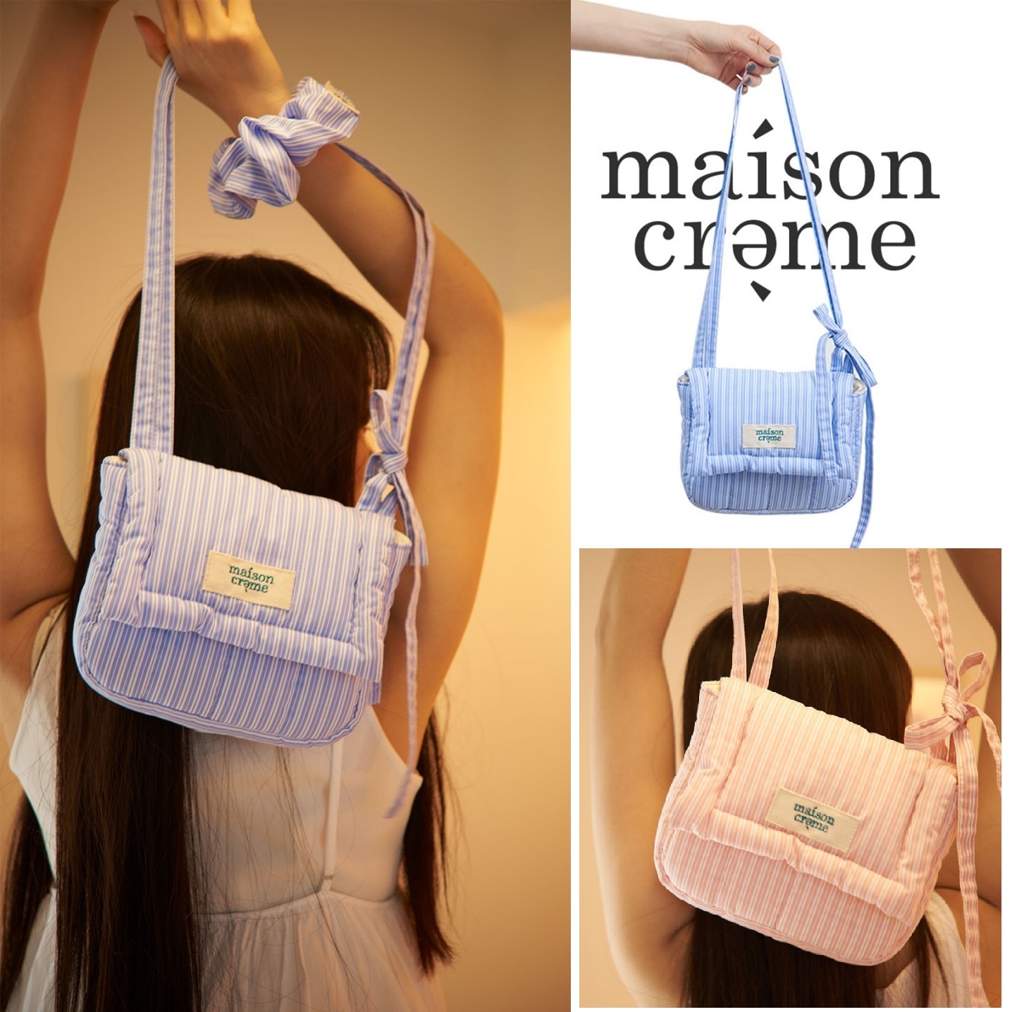 [MAISON CREME]韓国女性人気Pillow bag [2色]