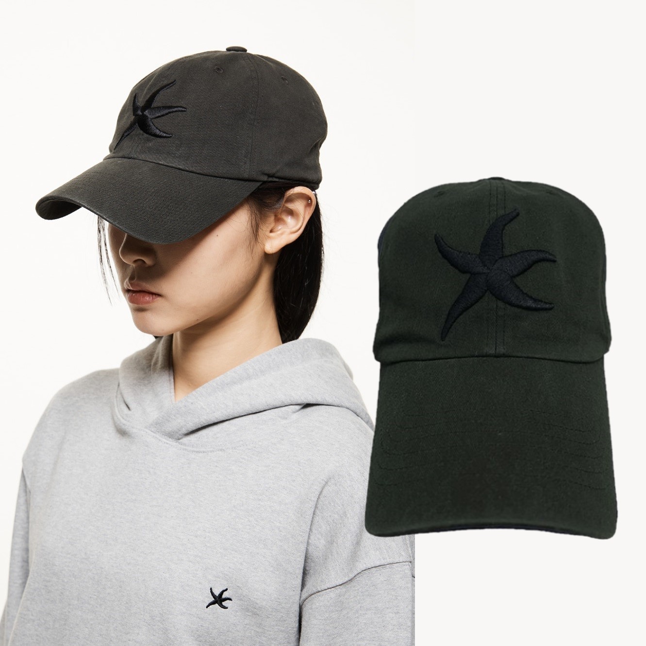 韓国 人気キャップ[THE COLDEST MOMENT] TCM STARFISH CAP THE COLDEST MOMENT] [ビッグサイズ韓国人気] TCM starfish cap