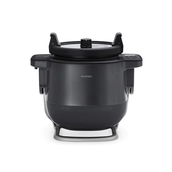 アイリスオーヤマ 自動かくはん式調理機 CHEF DRUM グレー DAC-IA2-H
