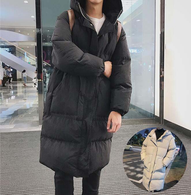 ダウンジャケット メンズ ダウンコート ロングコート フード付き 冬服 防寒着 中綿コート 中綿ジャケット 厚手上着 アウター 綿入れ 大きいサイズ アウター あたたか メンズコート 保温 防風 防寒