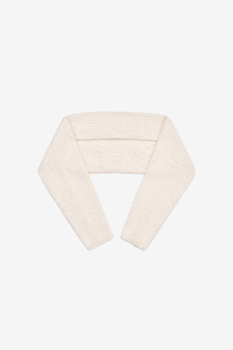 【INSILENCE】[WOMEN] BUCCLE BOLERO KNIT CARDIGAN : CREAM