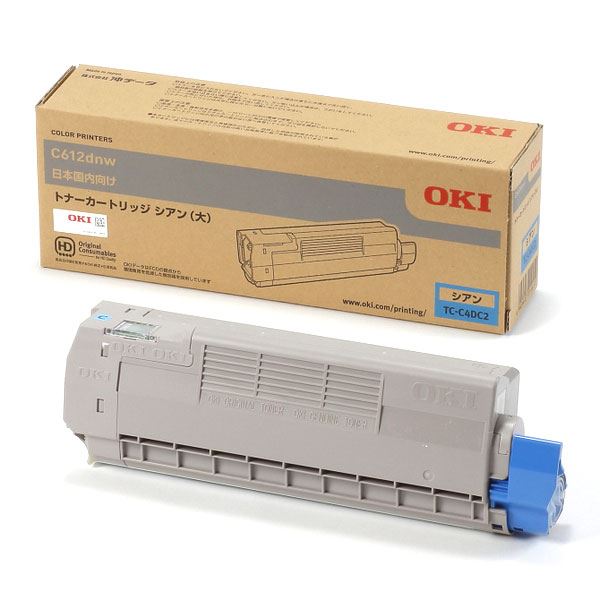 (純正品) OKI TC-C4DC2 トナーカートリッジ シアン 大