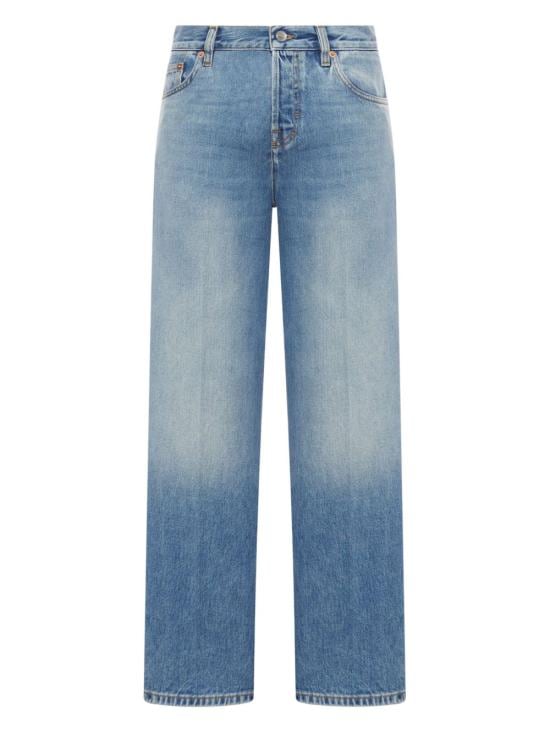 GUCCI Women Denim Pants 812233 XDC7S4009 Clear Blue