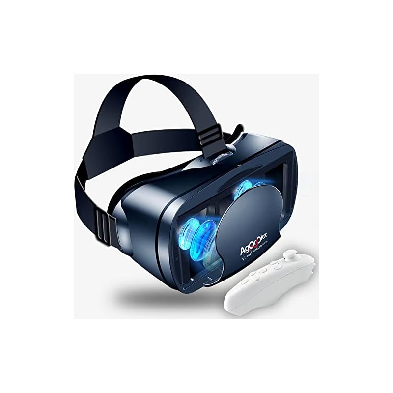 VRゴーグルVRヘッドセット 超広角 VRゴーグル スマホ用VRゴーグル android/phone 焦点距離&瞳孔間距離調整可 5-7イン.