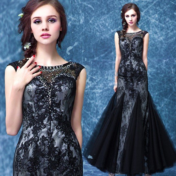 マーメイドドレス 演奏会 二次会 イブニングドレス 発表会 カクテルドレス 安い 花嫁 ロングドレス カラードレス 黒 フォーマルドレス 結婚式 コンサート