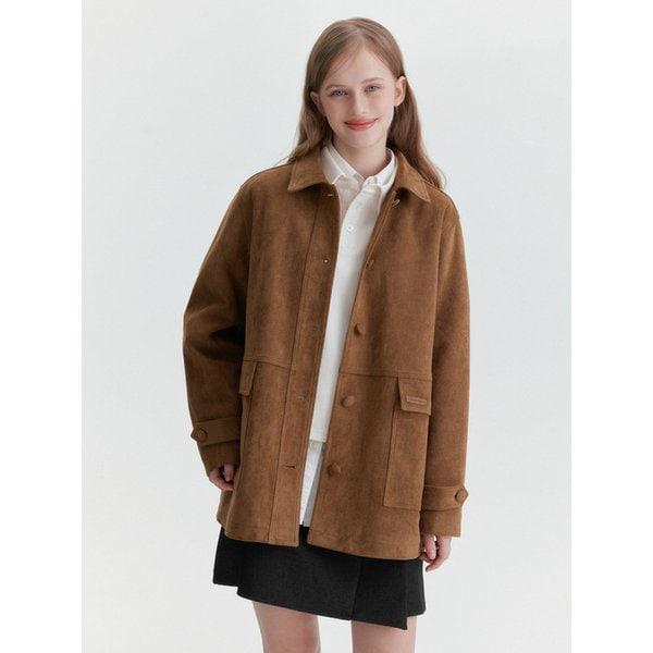 スエードハーフジャケット(MAGAJK07MBR)