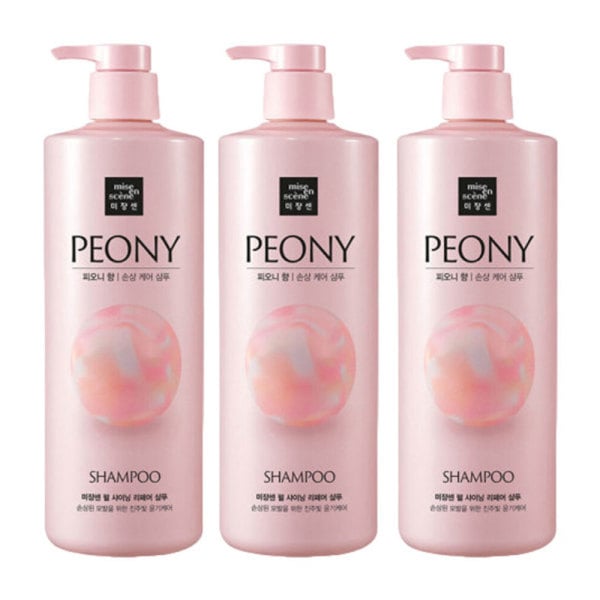 ミジャンセン パールシャイニング ピオニー香り シャンプー/トリートメント 1000ml 3個 (贈呈品なくなり次第贈呈終了)