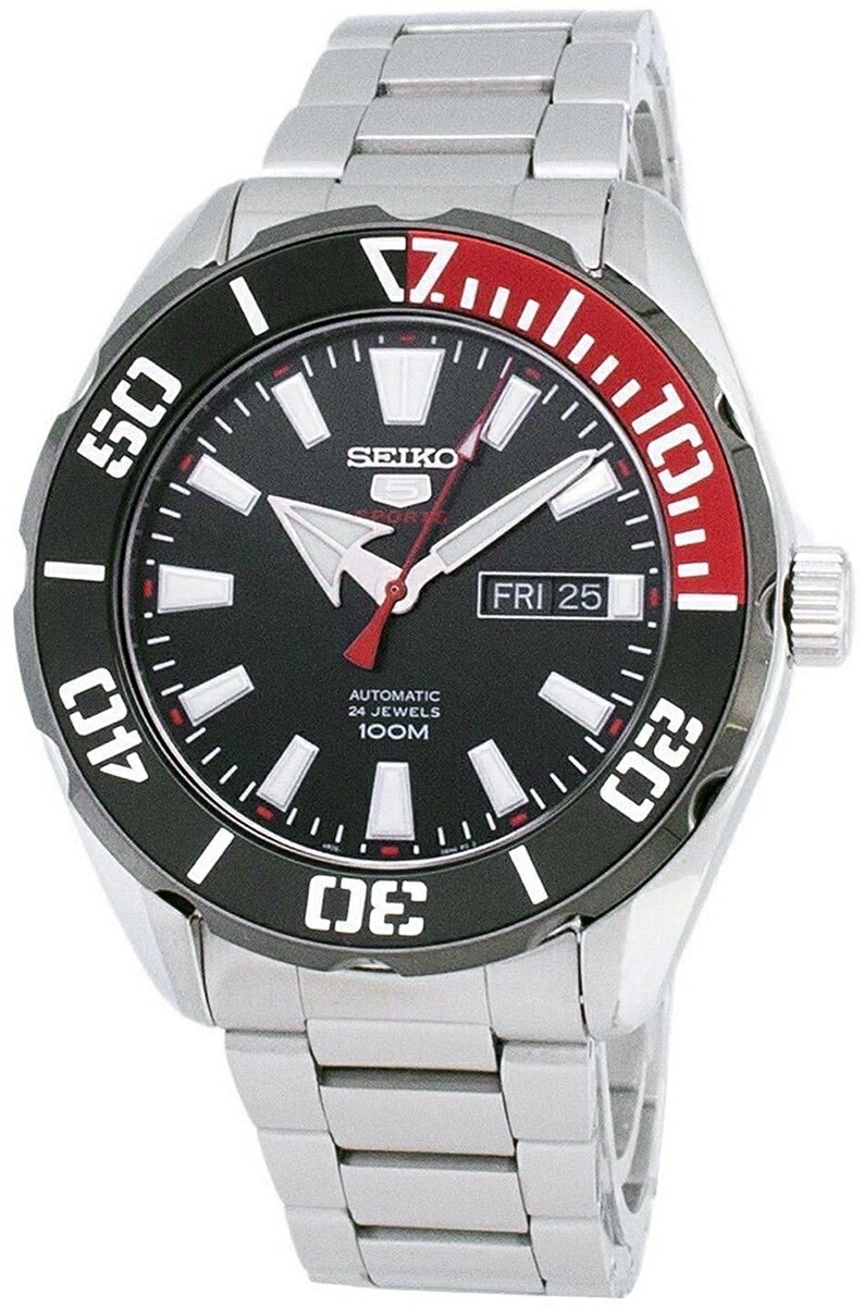 [10年保証] [訳あり品] [製造終了 希少海外モデル] [新品] SEIKO SRPC57K1 セイコー ファイブ 100m 防水 [逆輸入モデル] 32,500円