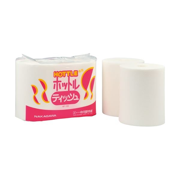 （まとめ）中川製作所 ホットル専用ティッシュ HP-100 （65シート2ロール） B002-405-HP03 1パック 3セット