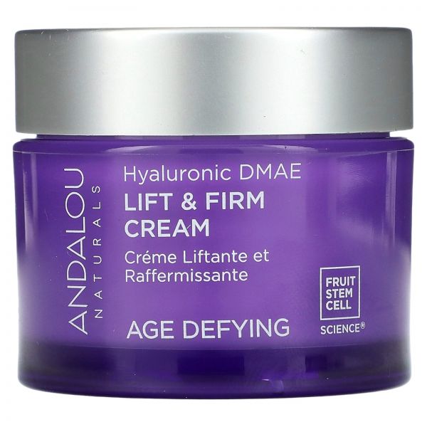 , Lift & Firm Cream, Hyaluronic DMAE, Age Defying, 1.7 oz 50 g