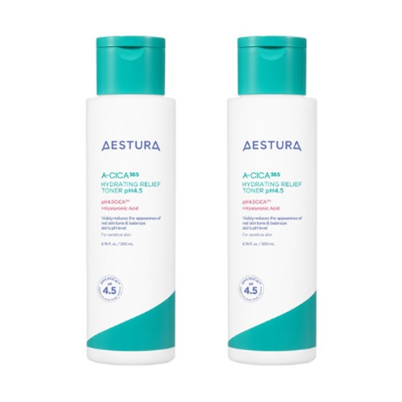 [1+1] エイシカ365 モイストトナー pH4.5 200ml+200ml / 韓国コスメ