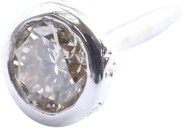 ジュエリー ダイヤモンド パーチ SV925 0.1ct 無色 タックピン ラペルピン ブローチ ピンブローチ メンズ レディース