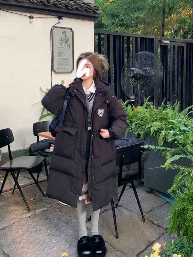 【3日で出荷】大人気 韓国ファッション ペアルック ダウンコート 大きいサイズ ダウンジャケット ロングコート 韓国 コート レディース服 コットン