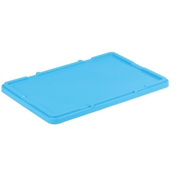 (20個セット) RBコンテナー/コンテナボックス用蓋 (RB-30用-(1) FC蓋 ブルー) 岐阜プラスチック工業