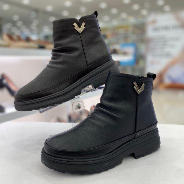 女性アンクル防寒ブーツ PFEWSB8778BKBR HSPD4A GN