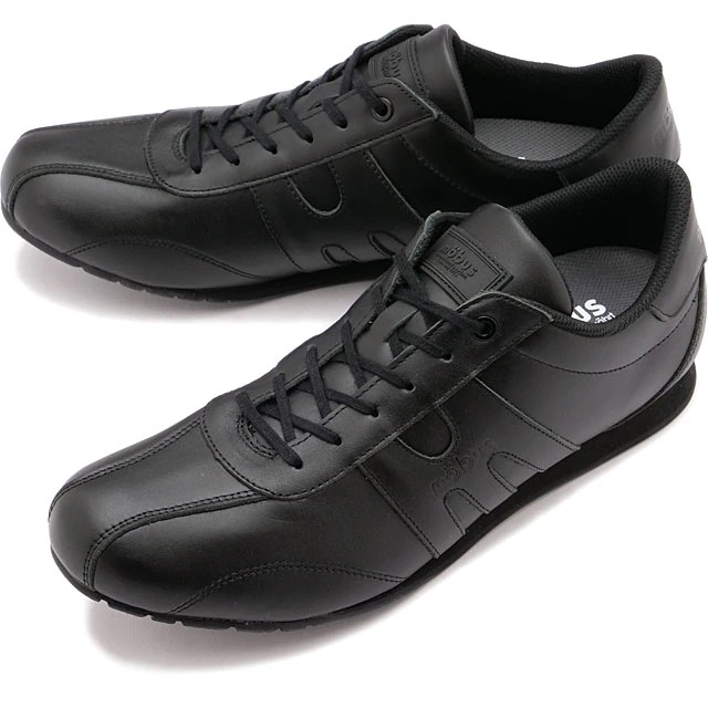 メンズ スニーカー ブレスト ウォーターリパレント [M-2309WR-2020] BREST WP water repellent 靴 撥水シューズ BLACK 黒 ブラック系