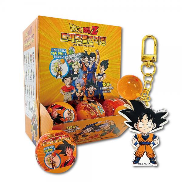 ドラゴンボール キーリングキャンディ 8g x 24p + キーリング ランダム発送 드래곤볼 키링 캔디 8g x 24p + 키링 랜덤발송