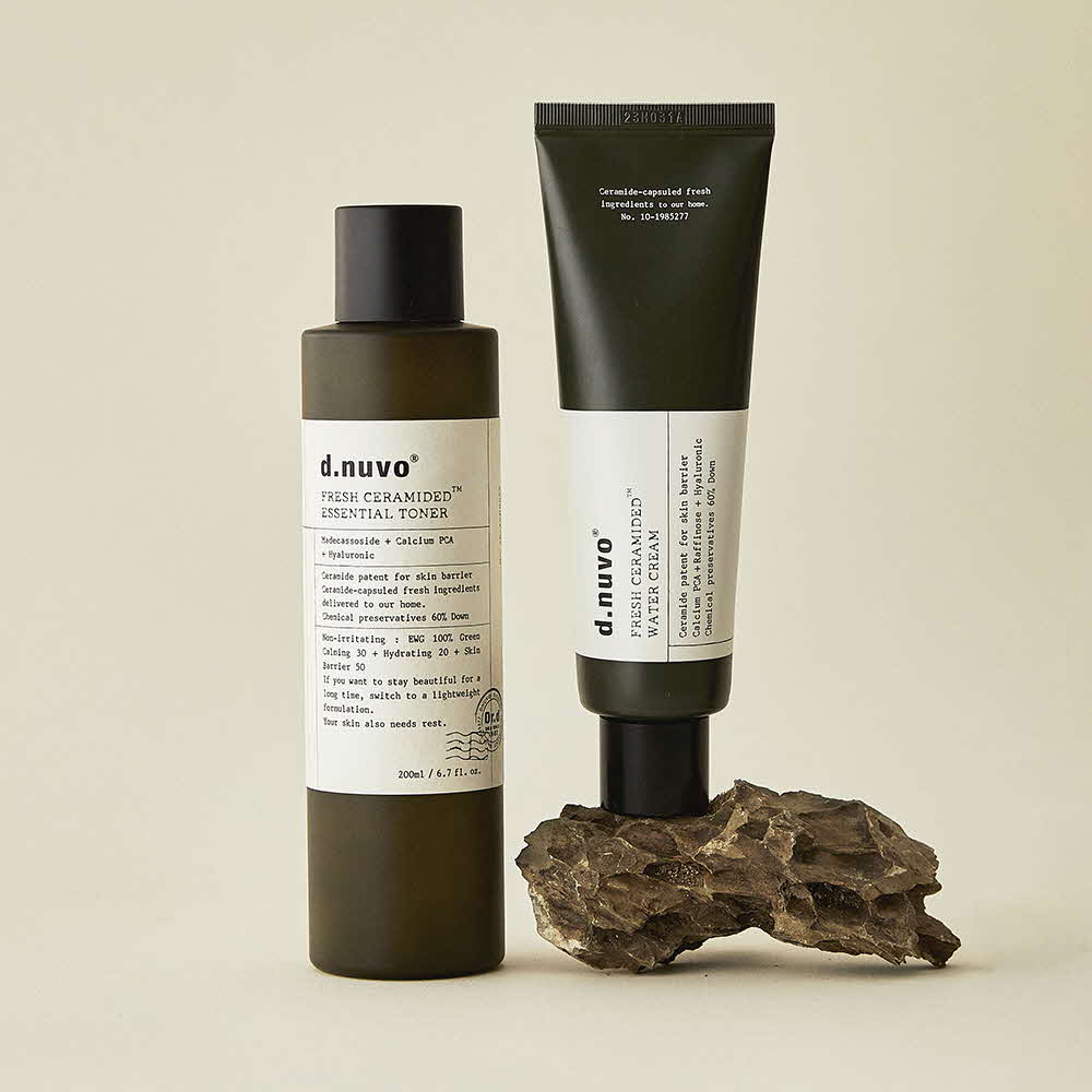 Dinuboフレッシュセラミックエッセンシャルトナー+ウォータークリーム2セットセット