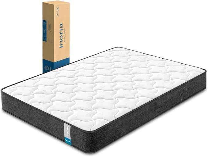 マットレス セミダブル マットレス専門ブランド 高反発マットレス 極厚22CM ベッドマットレス ポケットコイル 体圧分散 通気性 圧縮梱包 高密度ウレタン 底付き感無し 防臭 持ち運び便利 寝返りサ