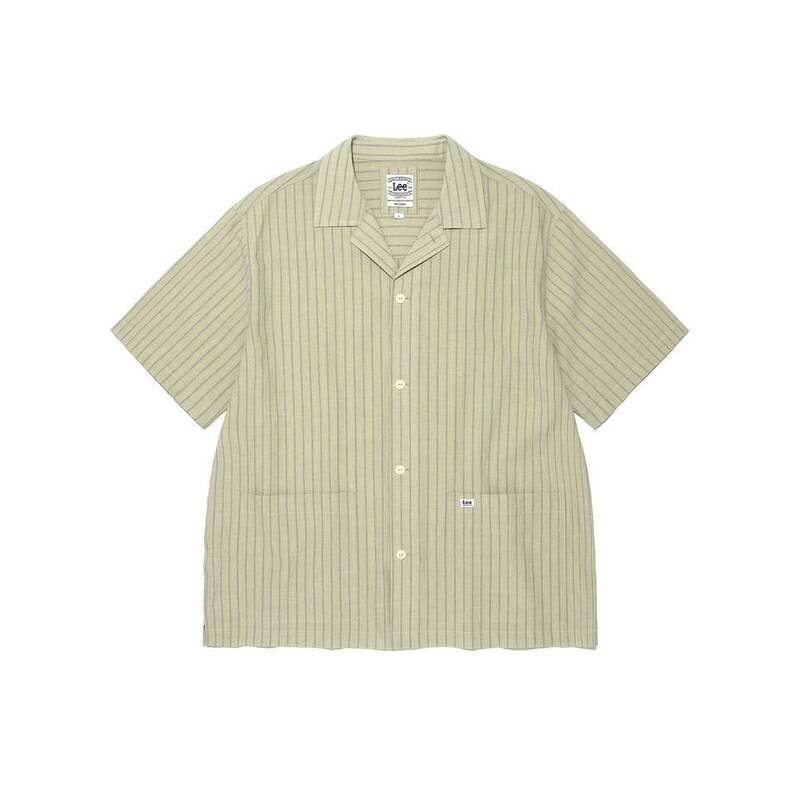 リー LEE カバーオール 半袖シャツ カーキ LE2602SS02KH 376595