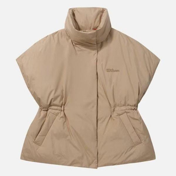 M ベスト LQC W244002GDVO7-DCM 女性 軽量 グース ベスト ジャケット