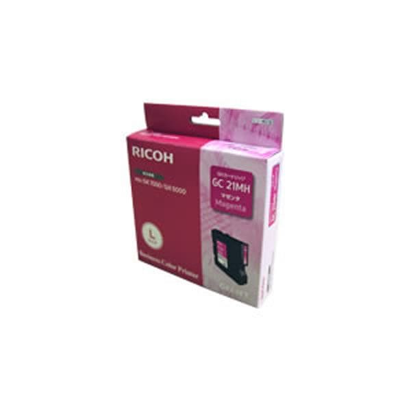 (純正品) RICOH リコー インクカートリッジ/トナーカートリッジ (GC21MH M マゼンタ) 7,110円