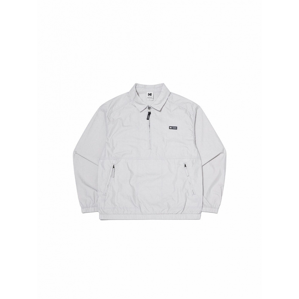 コダックアパレルガーメントウォッシングカラーアノラックジャケットライトグレー