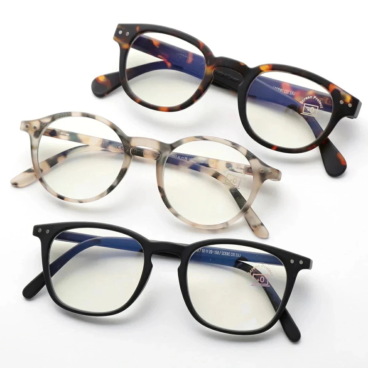 IZIPIZI イジピジ メガネ SCREEN #C #D #E UVカット マットフレーム ブルーライトカット アイウェア めがね 伊達メガネ ダテ 眼鏡 カ 【mega】