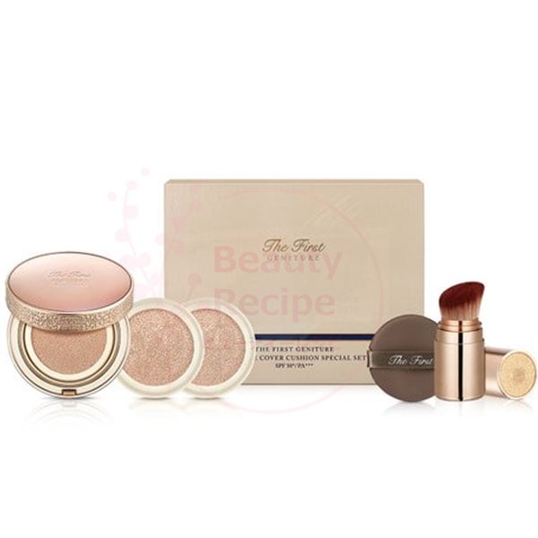 【1+1+1】ザファーストジェニチュアアンプルカバークッション企画セット(SPF50+ / PA+++）15ℊ*3個