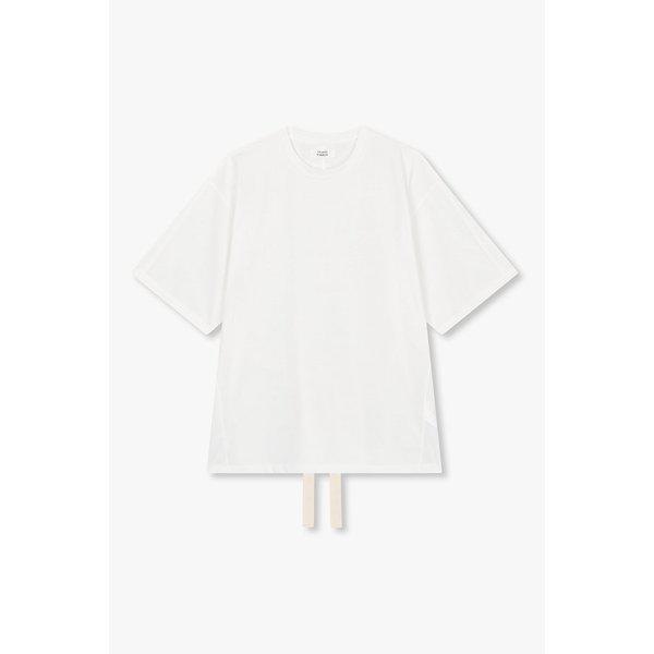 ストラップアイレットディテール半袖Tシャツ9106222214002