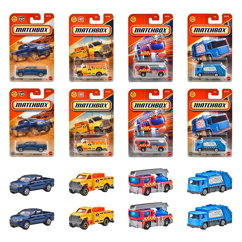 マッチボックス(Matchbox) ベーシックカー Fアソート 乗り物おもちゃ ミニカー 24台入り BOX販売 3歳から マルチ 98CF-30782
