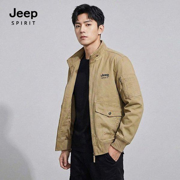 JEEP SPIRIT ヴィンテージ航空ジャンパー ベージュ (JSFAJK401)