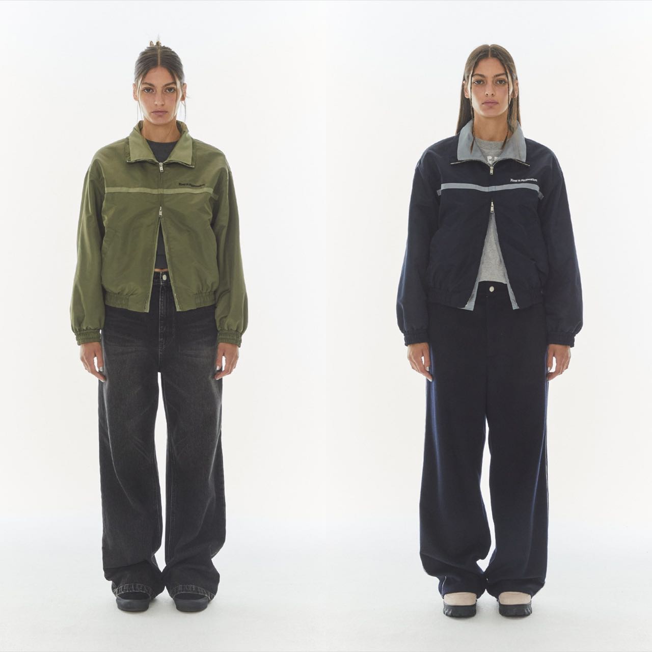 [RR] LAYERED NYLON JACKET