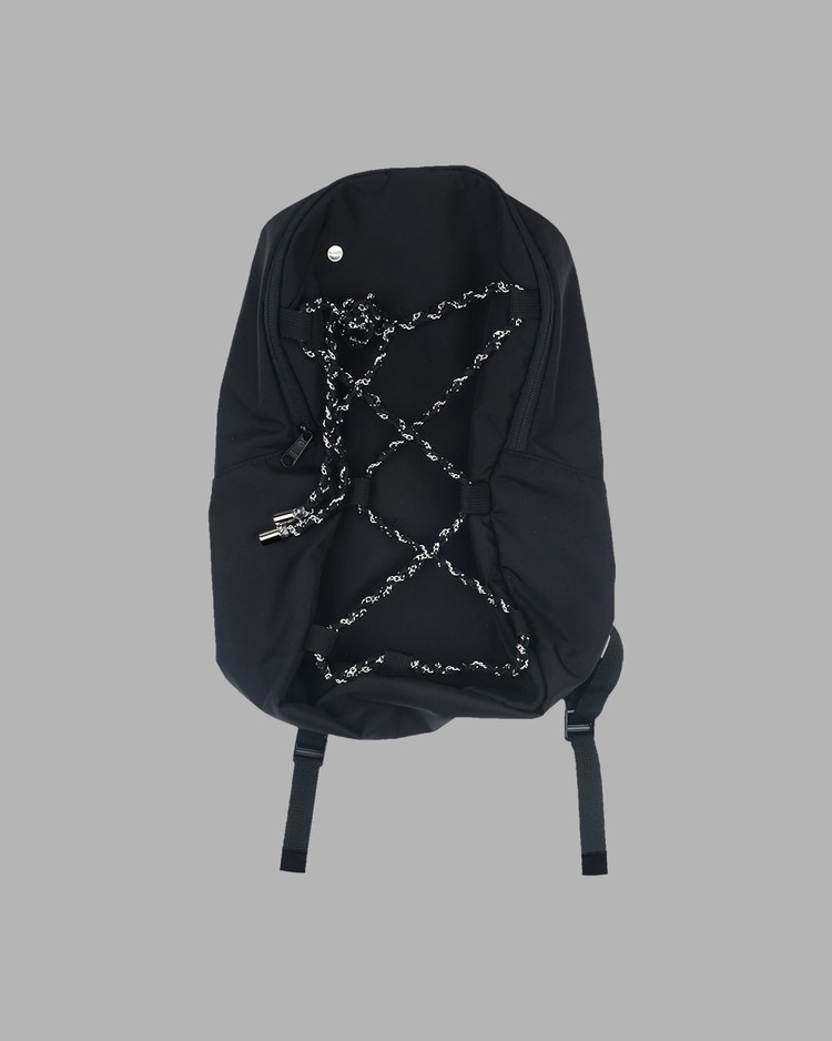【THE MUSEUM VISITOR】 MIXED CHAIN BACKPACK : BLACK