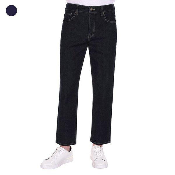 男性 BBKトーン LOOSE CROP STRAIGHT ブラッシュドジーンズ KO4D01C1