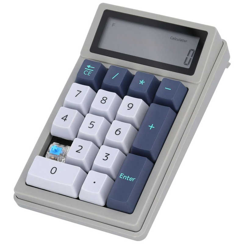 DENTEN　電卓テンキー 青軸　D1002