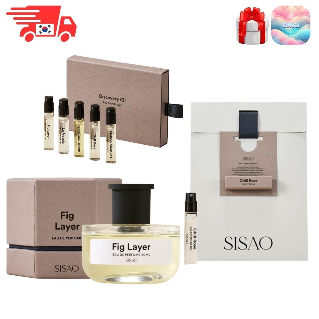 [SISAO]オードパルファム 50ml_特典プレゼント_ 2ml×5本入りトラベルキットを追加でプレゼント！