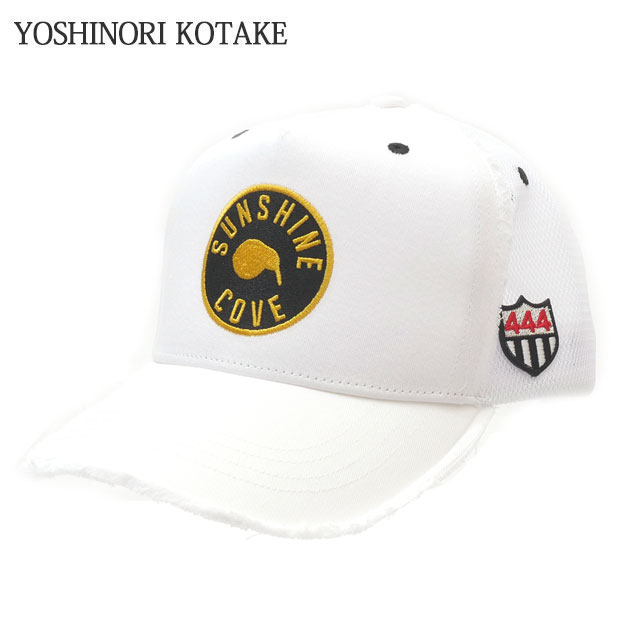 ヨシノリコタケ YOSHINORI KOTAKE x キウィアンドコー KIWI&CO. SC EMB Twill Cap キャップ WHITE 251-001575-020