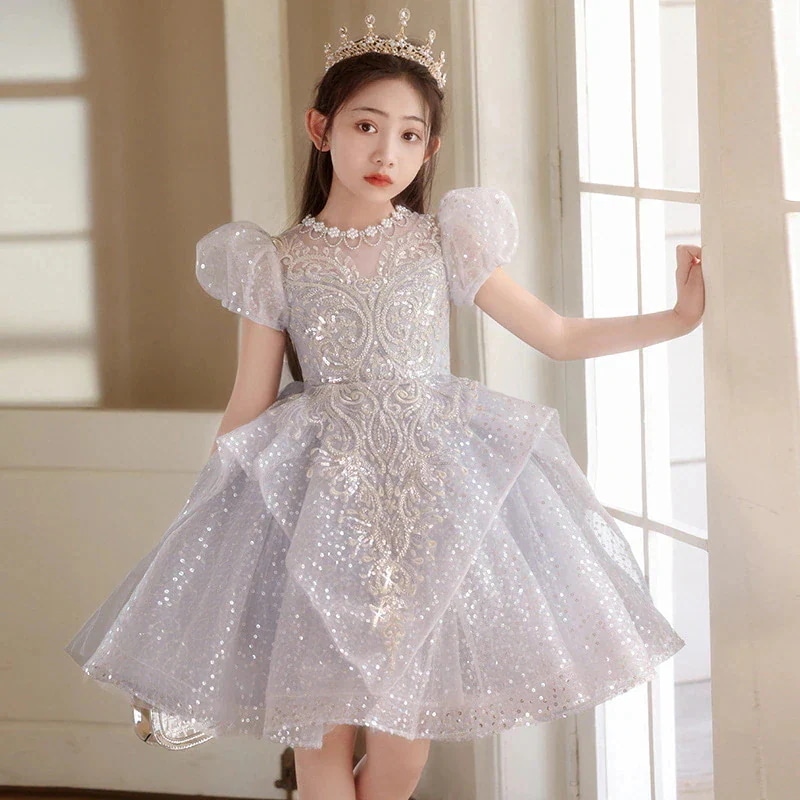 [現品/新品]女児 女の子 花嫁の介添人 プリンセスドレス 子供ドレスピアノ発表会 お呼ばれ パーティー