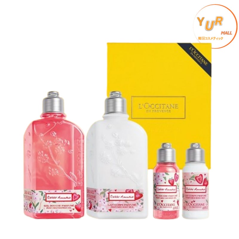 チェリーブロッサム セリジエアムールシャワージェル250ml&ボディローション250ml(+ミニシャワージェル&ボディローション75ml)