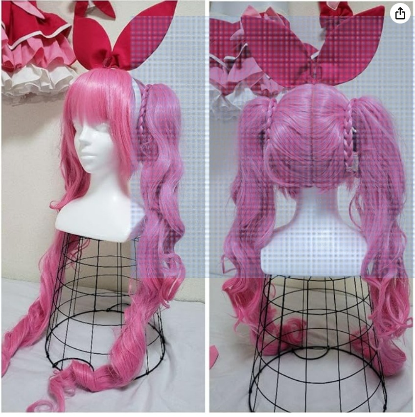 実物撮影 2023 スイートプリキュア キュアメロディ コスプレ用 ウィッグ